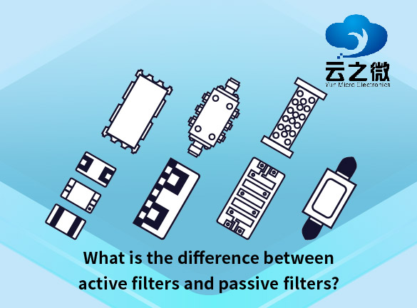 What is the difference between active filters and passive filters?