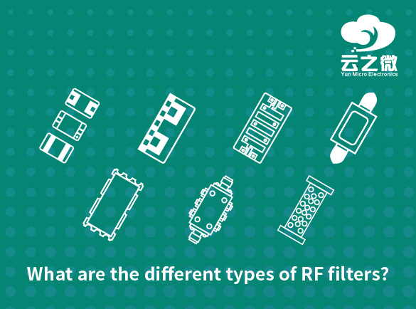 What are the different types of RF filters?