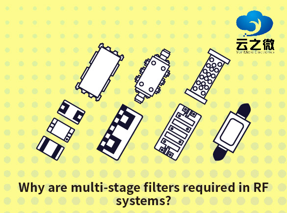Why are multi-stage filters required in RF systems?