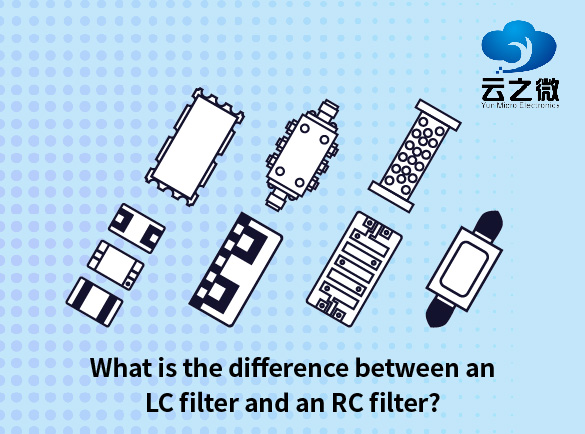 What is the difference between an LC filter and an RC filter?